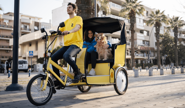 İzmir’e bisiklet taksi geliyor: 3 tekerlekli, şoförlü…