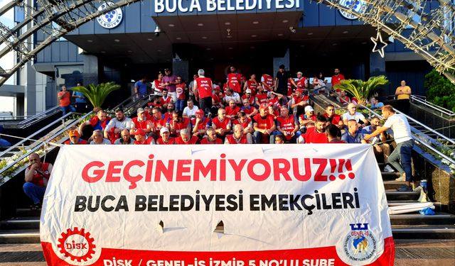 Buca Belediyesi'nde eylemler bitmiyor: Tüm birimlerde iş durduruldu