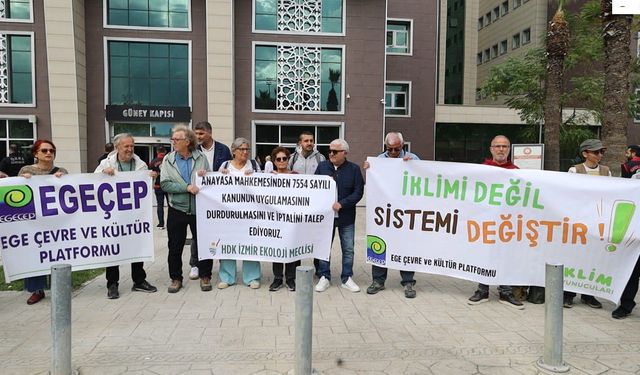 İzmirli çevrecilerden AYM’ye çağrı: Bu talan yasasını iptal edin