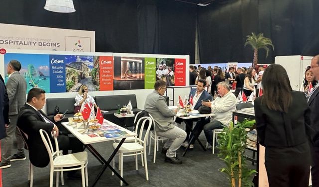 Çeşme’nin turizm potansiyeli Antalya’da tanıtıldı
