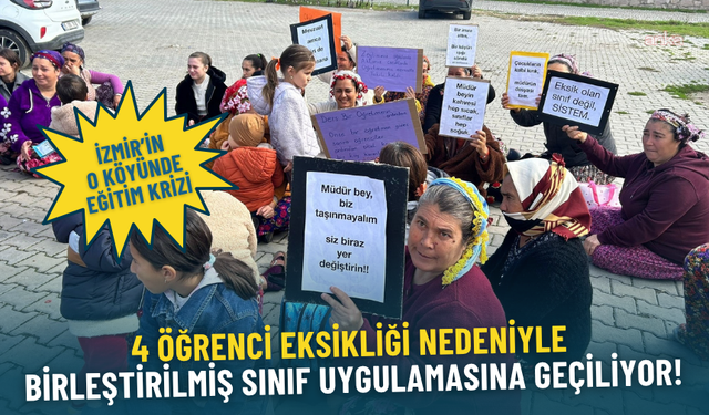 İzmir’in o köyünde eğitim krizi: 4 öğrenci eksikliği nedeniyle birleştirilmiş sınıf uygulamasına geçiliyor
