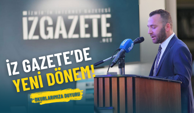 Ümit Kartal duyurdu: İz Gazete’de yeni dönem başlıyor
