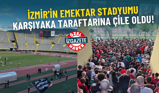 İzmir’in emektar stadyumu Karşıyaka taraftarına çile oldu!