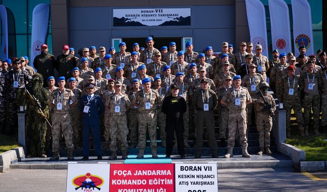 İzmir'de Boran-7 Uluslararası Keskin Nişancı Yarışması başladı