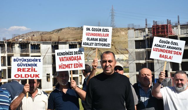 İzmir'deki kentsel dönüşüm mağdurlarından Tugay’a tepki: Eleştirileri kişiselleştirip mağduru oynuyor