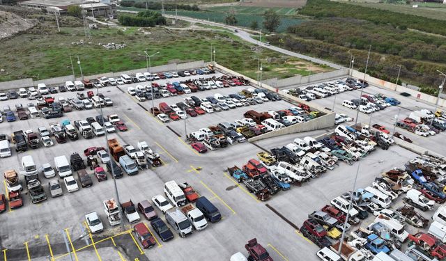 Hurda araçlar bu merkezde yeniden doğuyor