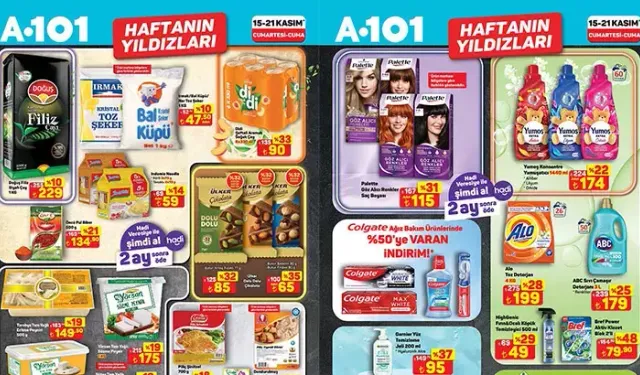 A101 15-21 Kasım Haftanın Yıldızları kataloğu yayınlandı: İşte bu haftanın indirimli ürünleri