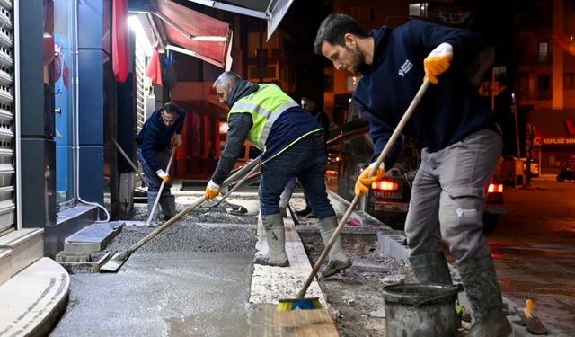 Bornova modernleşiyor: Başkan Eşki’den gece mesaisi