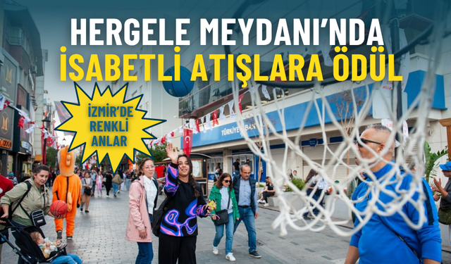 İzmir’de renkli anlar: Hergele Meydanı’nda isabetli atışlara ödül