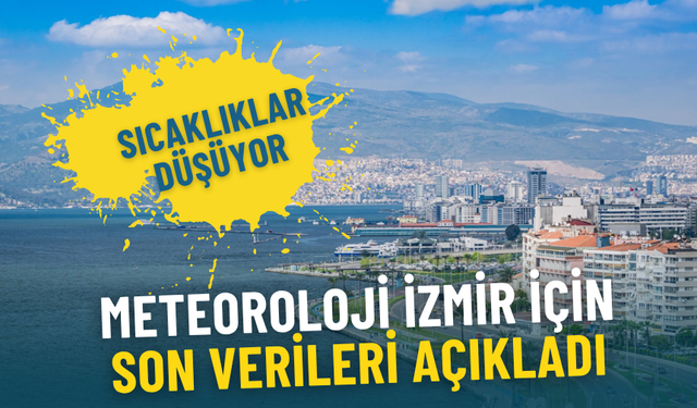 Meteoroloji İzmir için son verileri açıkladı: Az bulutlu günler sürecek, sıcaklıklar düşüyor