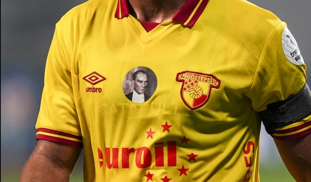 Atatürk' e vefa yine sahadaydı:  Göztepe’den alkışlık hareket