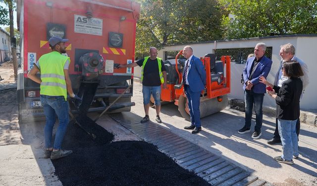 Gaziemir’de asfalt seferberliği