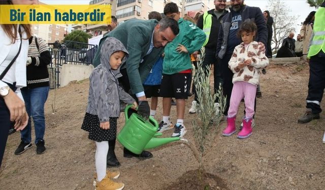 Çiğli’de fidan seferberliği: Geleceğe nefes oluyorlar