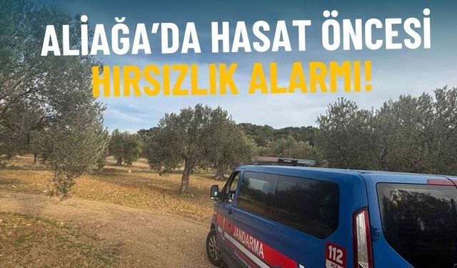 Aliağa’da hasat öncesi hırsızlık alarmı!