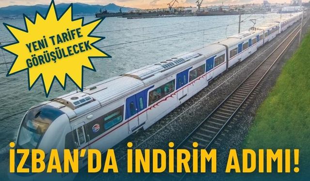 İZBAN’da indirim: Yeni tarife belli oldu!