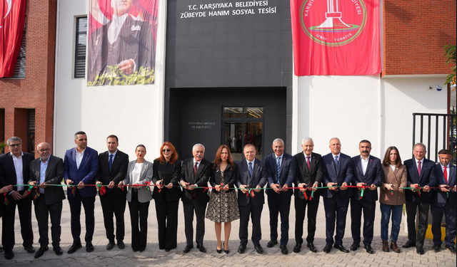 Karşıyaka'daki sosyal tesis açılışına Gökan Zeybek katıldı: Tugay törende yer almadı!