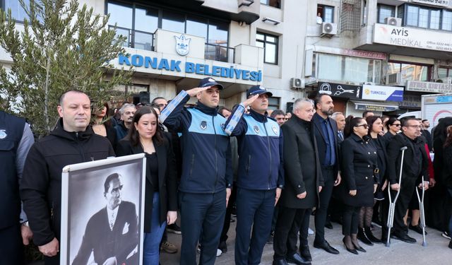 Konak Belediyesi Atası’nı andı