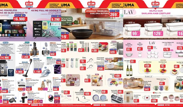 2026'nın ilk BİM kataloğu yayımlandı: Bu cuma BİM'e kahve makinesi geliyor