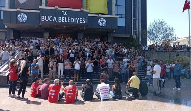 Buca Belediyesi'nde maaş krizi: İşçiler iş bıraktı!