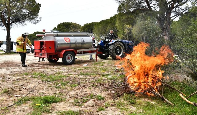 İzmir’de yangınlara karşı 2026 hazırlığı başladı: Riskli bölgelere daha fazla tanker yerleştirilecek