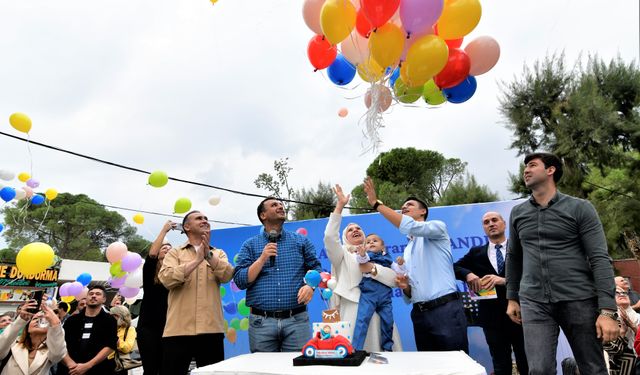Abbas Miran kazandı: Bornova halkı bu kez balonları Abbas Miran için uçurdu!