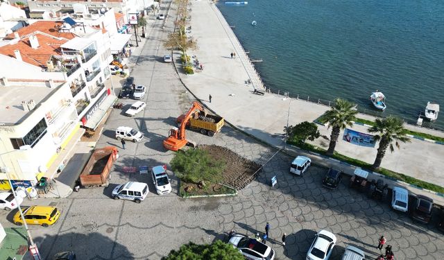 Dikili’nin gözde bölgesine yeni meydan geliyor