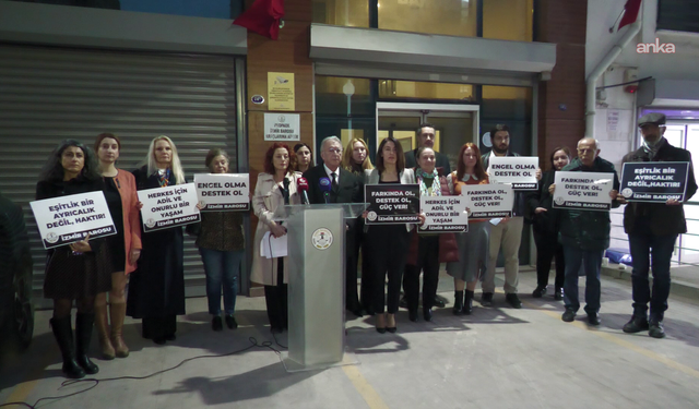 Engelliler Günü’nde İzmir Barosu’ndan hak uyarısı: Sorun sevgi değil, hak ihlali ve ayrımcılıktır