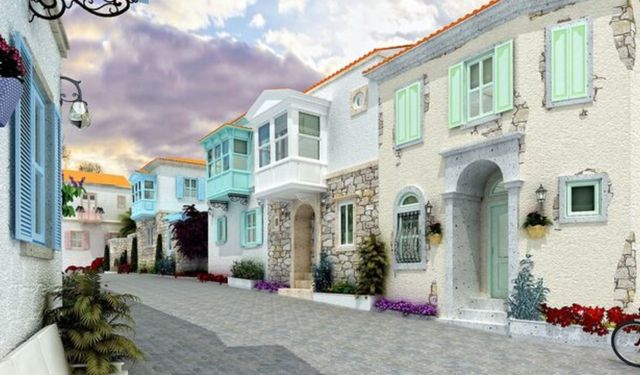 Görenler Avrupa sanıyor! Renklerin dans ettiği İzmir’in bu köyü güzelliğiyle büyülüyor