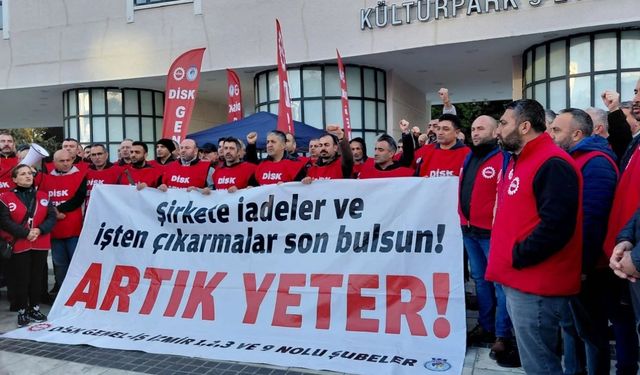 İzmir Büyükşehir emekçilerinin eyleminde üçüncü gün!