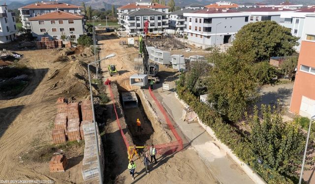 İzmir’de 180 milyon liralık altyapı yatırımı başladı