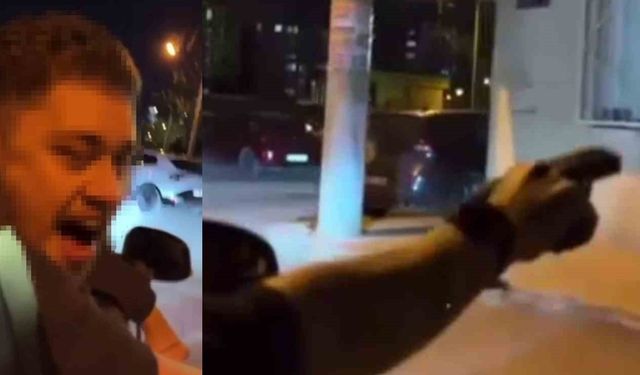 İzmir’de sokak ortasında tabancayla ateş açtı: Tehdit görüntülerini paylaştı, gözaltına alındı