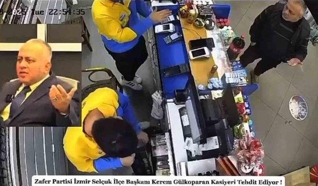 İzmir’de ilçe başkanından kasiyere tehdit iddiası