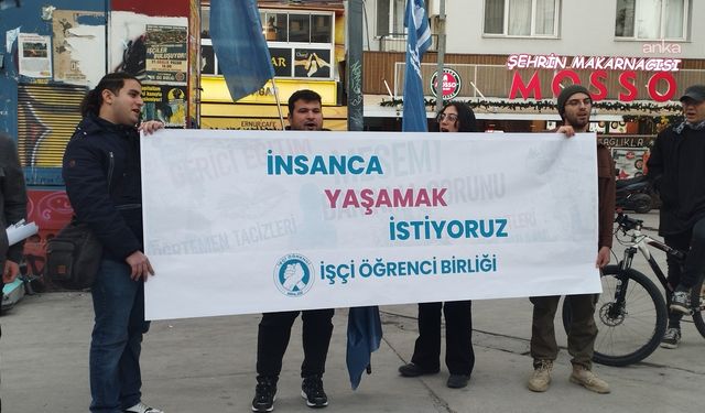 İzmirli öğrenciler asgari ücrete karşı sokakta: Sefalet ücretiyle bir işçi ailesini nasıl geçindirecek?