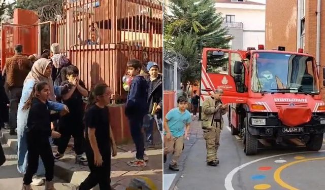 Okulda doğal gaz paniği: Tahliye edildi!