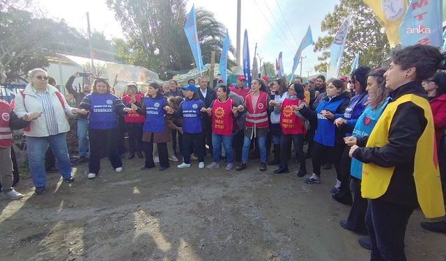 Temel Conta’da grev 365. gününde: Sendika içeriye girene kadar kapının önünden ayrılmayacağız