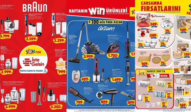 Yılın son ŞOK kataloğu! 31 Aralık 2025 ŞOK aktüel kataloğunda neler var?