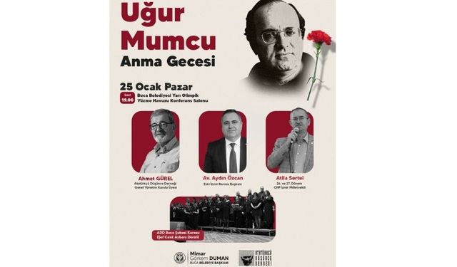 Buca'da Uğur Mumcu anması