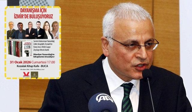 Merdan Yanardağ için İzmir’de dayanışma etkinliği