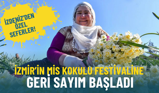 İzmir’in mis kokulu etkinliği: 2026 Karaburun Nergis Festivali ne zaman? İZDENİZ'le Nergis Festivali’ne nasıl gidilir?