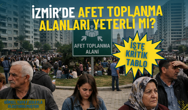 İzmir'de afet toplanma alanları yeterli mi? İşte kritik tablo