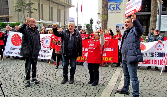 İzmir’de emeklilerden maaş zammına tepki: En düşük emekli maaşı asgari ücret olmalı