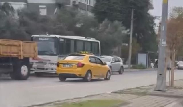 İzmir’de ters yönde giden taksi sürücüsüne 16 bin TL ceza: Ehliyetine el konuldu