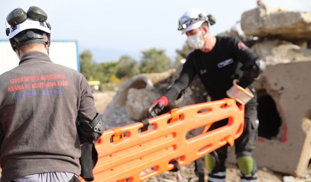 Seferihisar Arama Kurtarma Ekibi afetlere karşı teyakkuzda