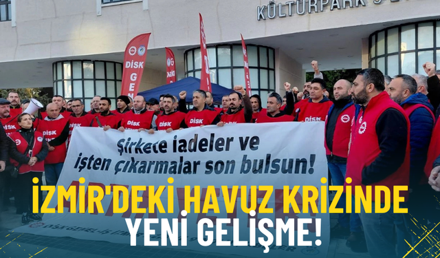 İzmir'deki havuz krizinde yeni gelişme: Sendika açıkladı