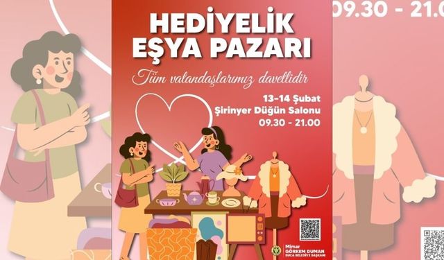 Buca’da Sevgililer Günü hediyelik eşya pazarı açılıyor