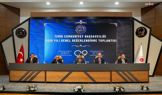 İzmir Cumhuriyet Başsavcılığı'ndan 2025 yılına ilişkin genel değerlendirme toplantısı