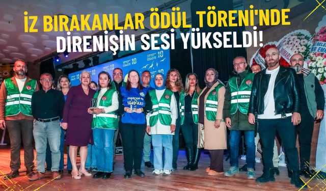 İz Bırakanlar Ödül Töreni’nde direnişin sesi yükseldi