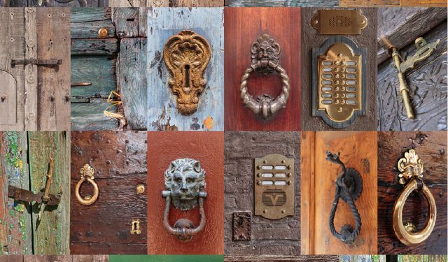 İzmir'de nostaljik bir detay olarak kaldı: Kapı tokmaklarının gizli mesajları!
