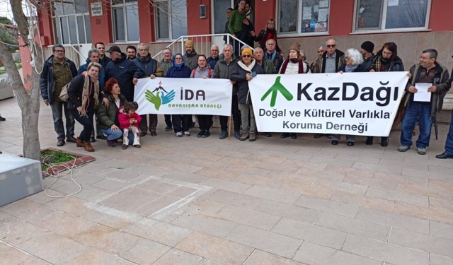 Kazdağları'nda madene geçit yok: Halka duyurulmayan toplantı yapılamaz!