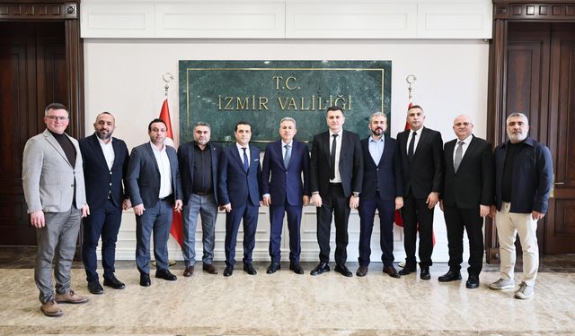 İZMOD sanayi sitesi projesini Vali Elban’a sundu